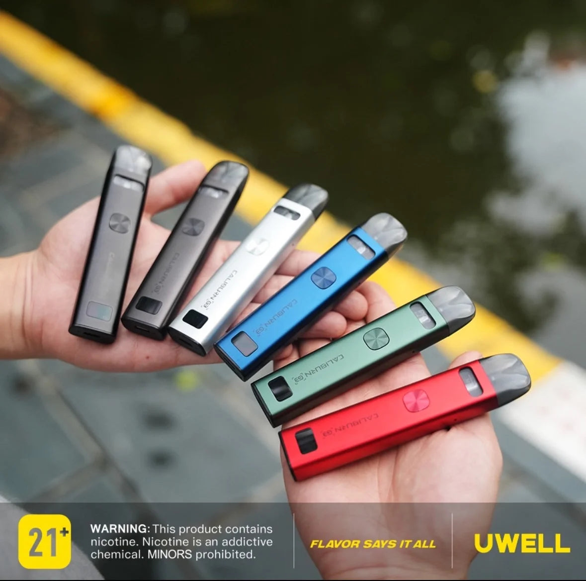 正版 UWELL Caliburn G3 咖哩棒G3主機套裝/G3空油倉(4入組)